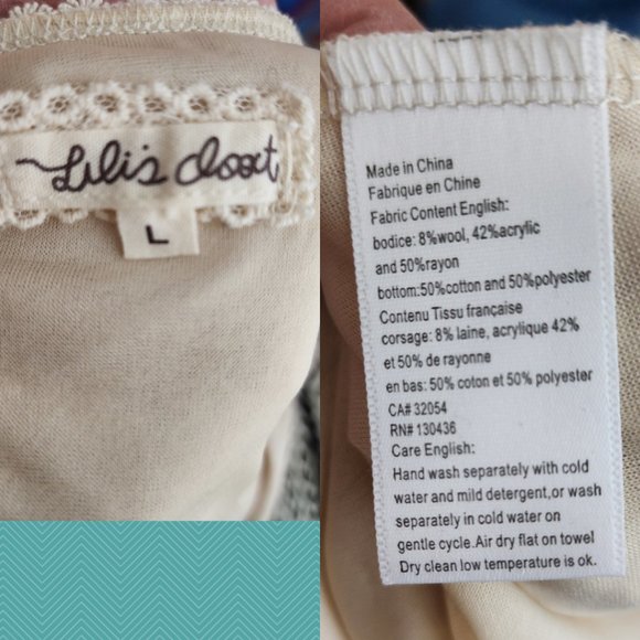 Lili's Closet Polkadot Lace Overlay Skirt Agnes Dress - Picture 5 of 5